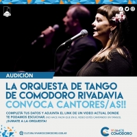 /ABIERTA/ Audición para integrar la Orquesta Municipal de Tango
